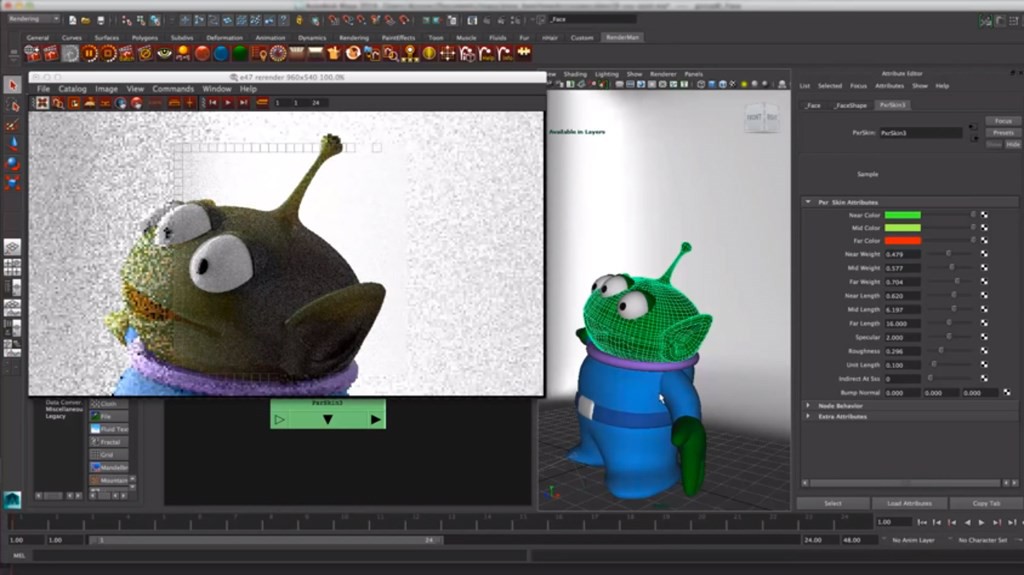 Renderman é o software utilizado para renderização na Pixar