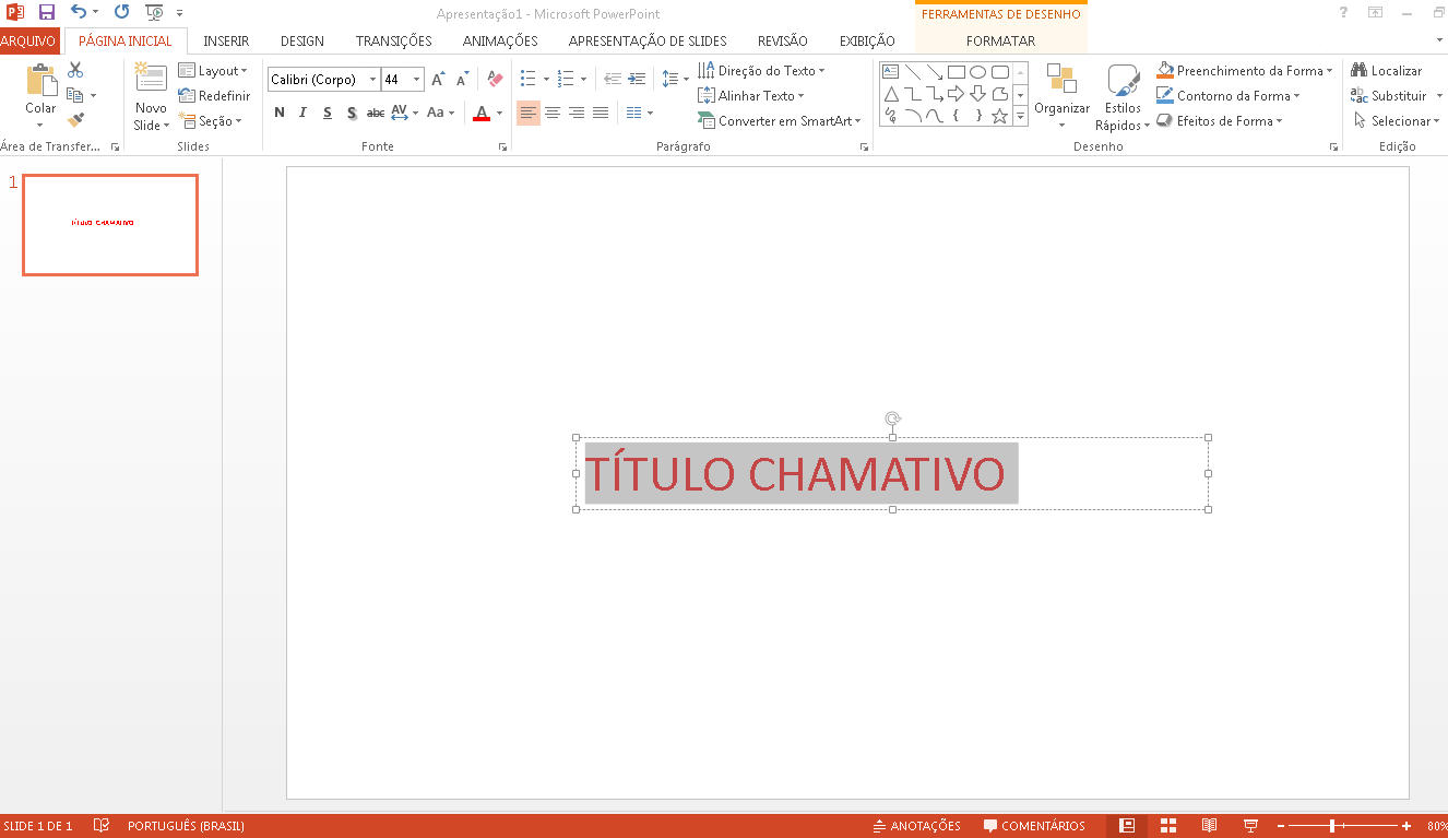 Como organizar slides no powerpoint