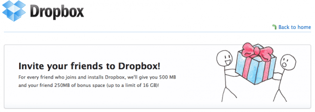 Dropbox premia quem convidar amigos, por exemplo