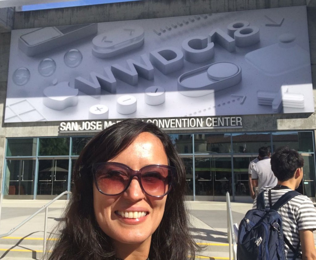 Professora Ilana Concília está no WWDC 2018